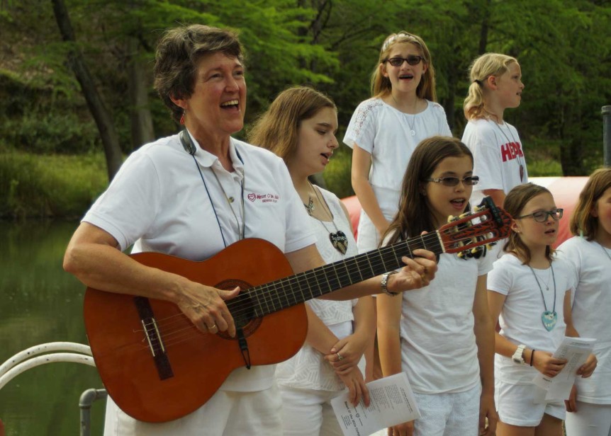 Jane Singing at The Heart - Heart O' the Hills Camp for Girls