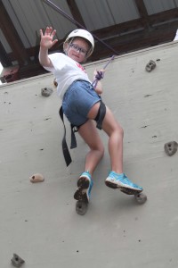 Climbing at Mother Daughter Weekend at Heart O' the Hills Camp for Girls