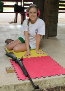Self reliance is one of the skills campers practice while attending camp