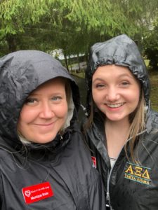 NC camp tours, rain or shine!
